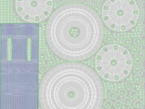 Spaccato della turbina eolica offshore Modello 3D