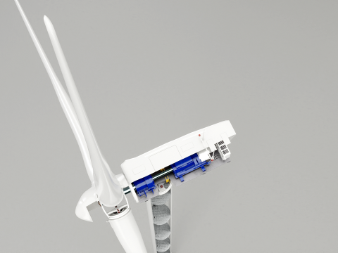 Spaccato della turbina eolica offshore Modello 3D