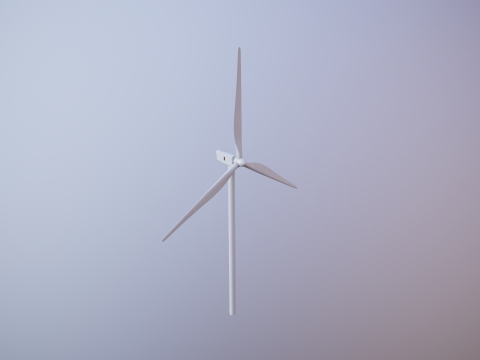 Spaccato della turbina eolica offshore Modello 3D