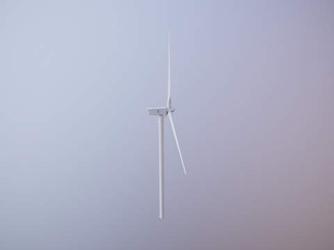 Spaccato della turbina eolica offshore Modello 3D