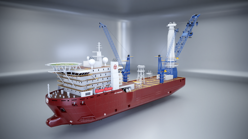 Kranschiff 3D Modell .c4d .max .obj .3ds .fbx .stl .blend 