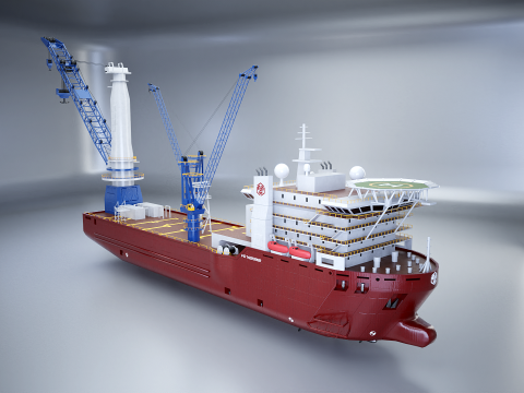 Kranschiff 3D Modell