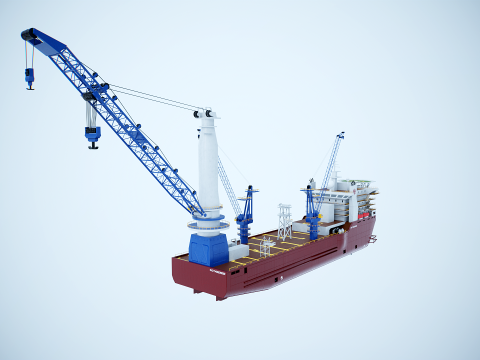 Kranschiff 3D Modell