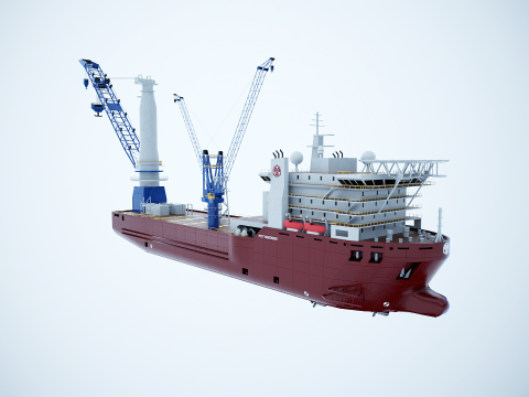 Kranschiff 3D Modell