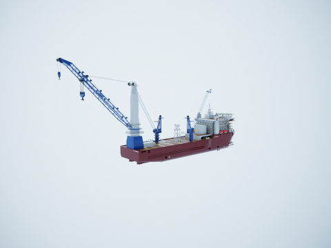 Kranschiff 3D Modell