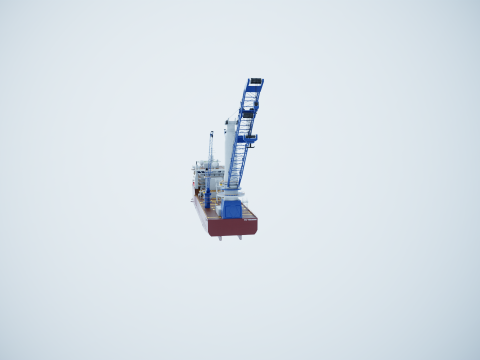 Kranschiff 3D Modell