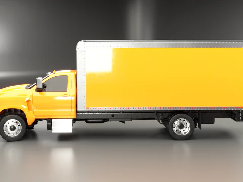 Generic Light Duty Box Truck 3D Model