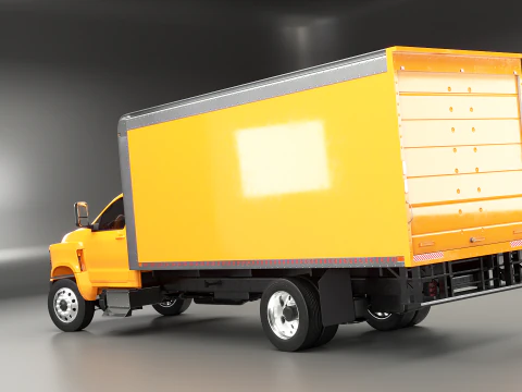 Generic Light Duty Box Truck 3D Model