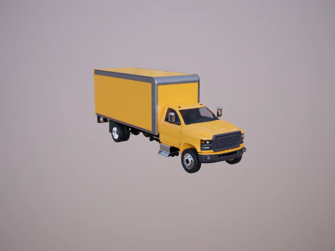 Generic Light Duty Box Truck 3D Model