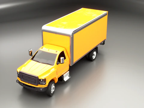 Generic Light Duty Box Truck 3D Model