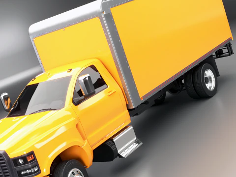 Generic Light Duty Box Truck 3D Model