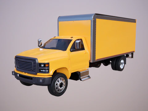 Generic Light Duty Box Truck 3D Model