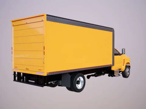 Generic Light Duty Box Truck 3D Model