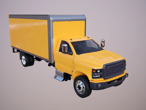 Generic Light Duty Box Truck 3D Model