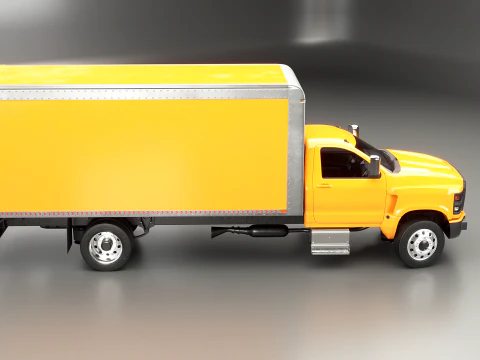Generic Light Duty Box Truck 3D Model