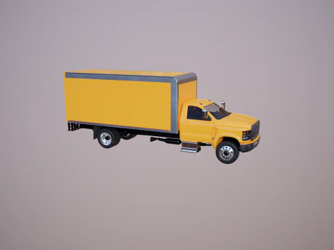 Generic Light Duty Box Truck 3D Model