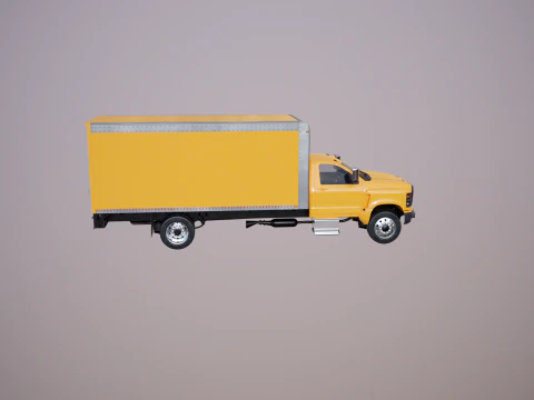 Generic Light Duty Box Truck 3D Model