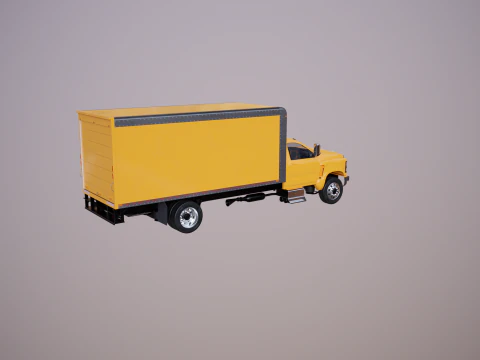 Generic Light Duty Box Truck 3D Model