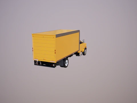Generic Light Duty Box Truck 3D Model
