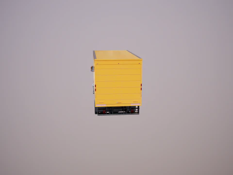 Generic Light Duty Box Truck 3D Model