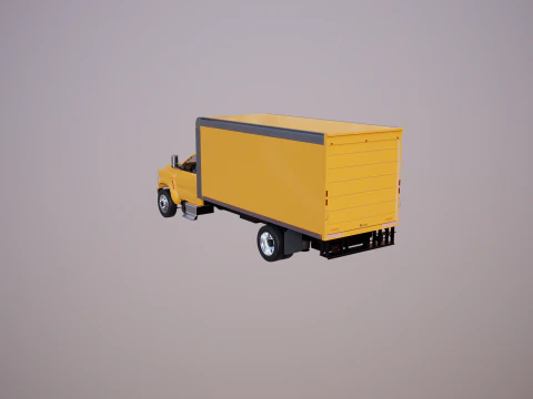 Generic Light Duty Box Truck 3D Model