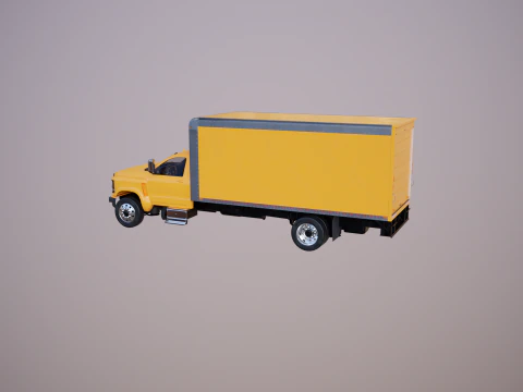 Generic Light Duty Box Truck 3D Model