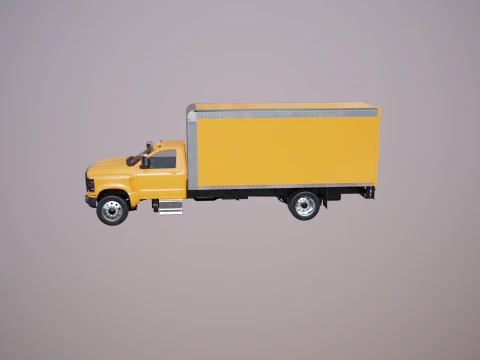 Generic Light Duty Box Truck 3D Model
