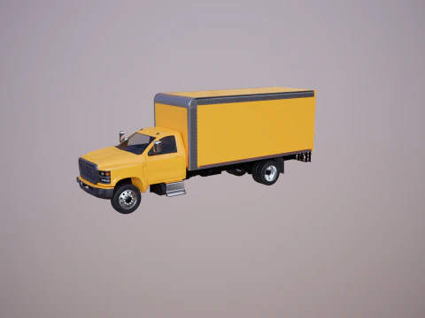 Generic Light Duty Box Truck 3D Model