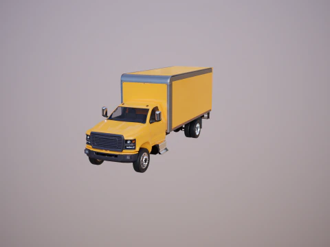 Generic Light Duty Box Truck 3D Model