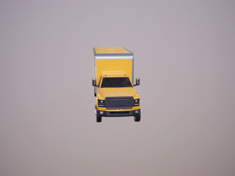 Generic Light Duty Box Truck 3D Model