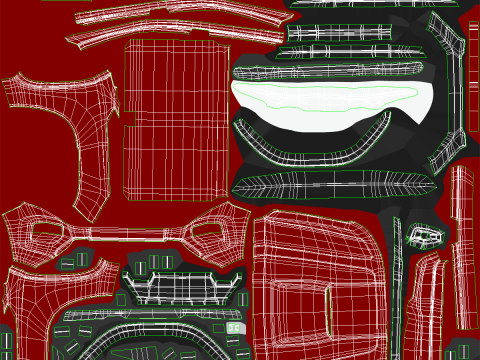 Generic Modern Pickup Truck 3D Model