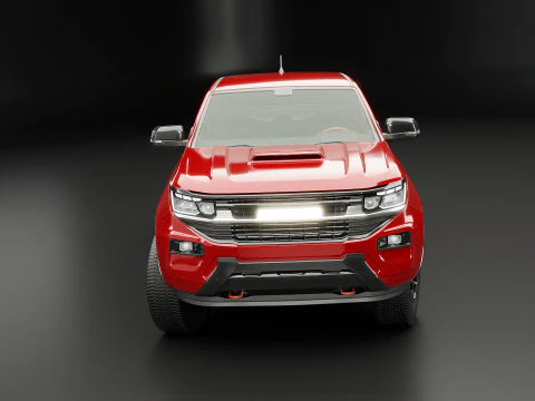 Portabici moderno generico per pick-up e gancio di traino per bici da strada e ghiaia Modello 3D