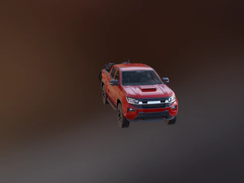 Portabici moderno generico per pick-up e gancio di traino per bici da strada e ghiaia Modello 3D