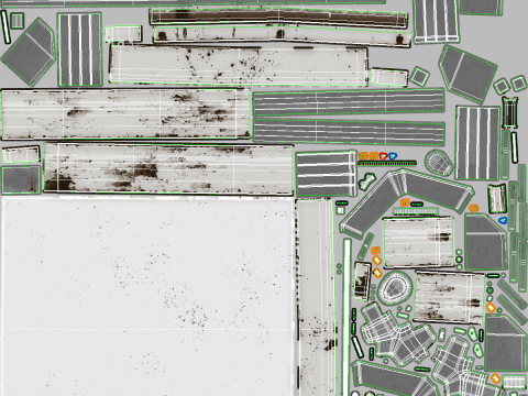 Semirimorchio generico con cabina letto e rimorchio refrigerato americano - arrugginito Modello 3D