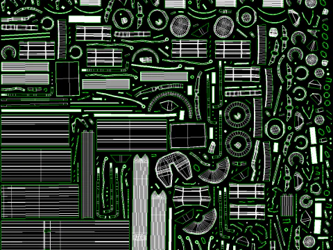 Semirimorchio generico con cabina letto e rimorchio refrigerato statunitense UT Modello 3D