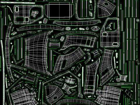 Semirimorchio generico con cabina letto e rimorchio refrigerato statunitense UT Modello 3D