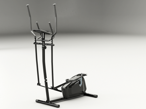 Elliptische trainer voor gym 3D Model