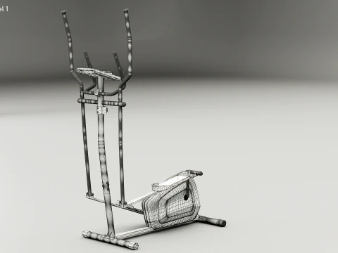 Allenatore ellittico da palestra Modello 3D