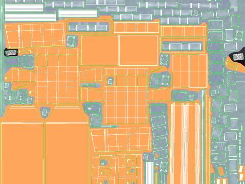 Mobile Food Cart 3D Model