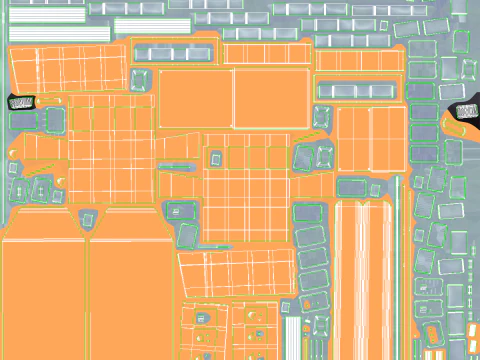 Carrello portavivande mobile Modello 3D