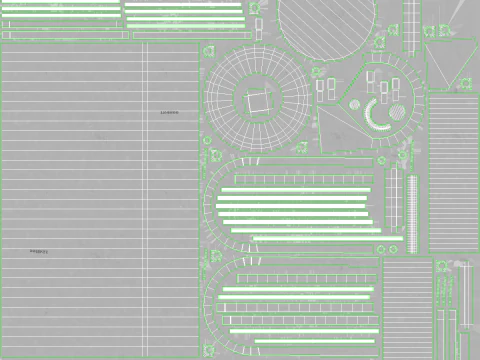 Doppia turbina per l'energia delle maree Modello 3D