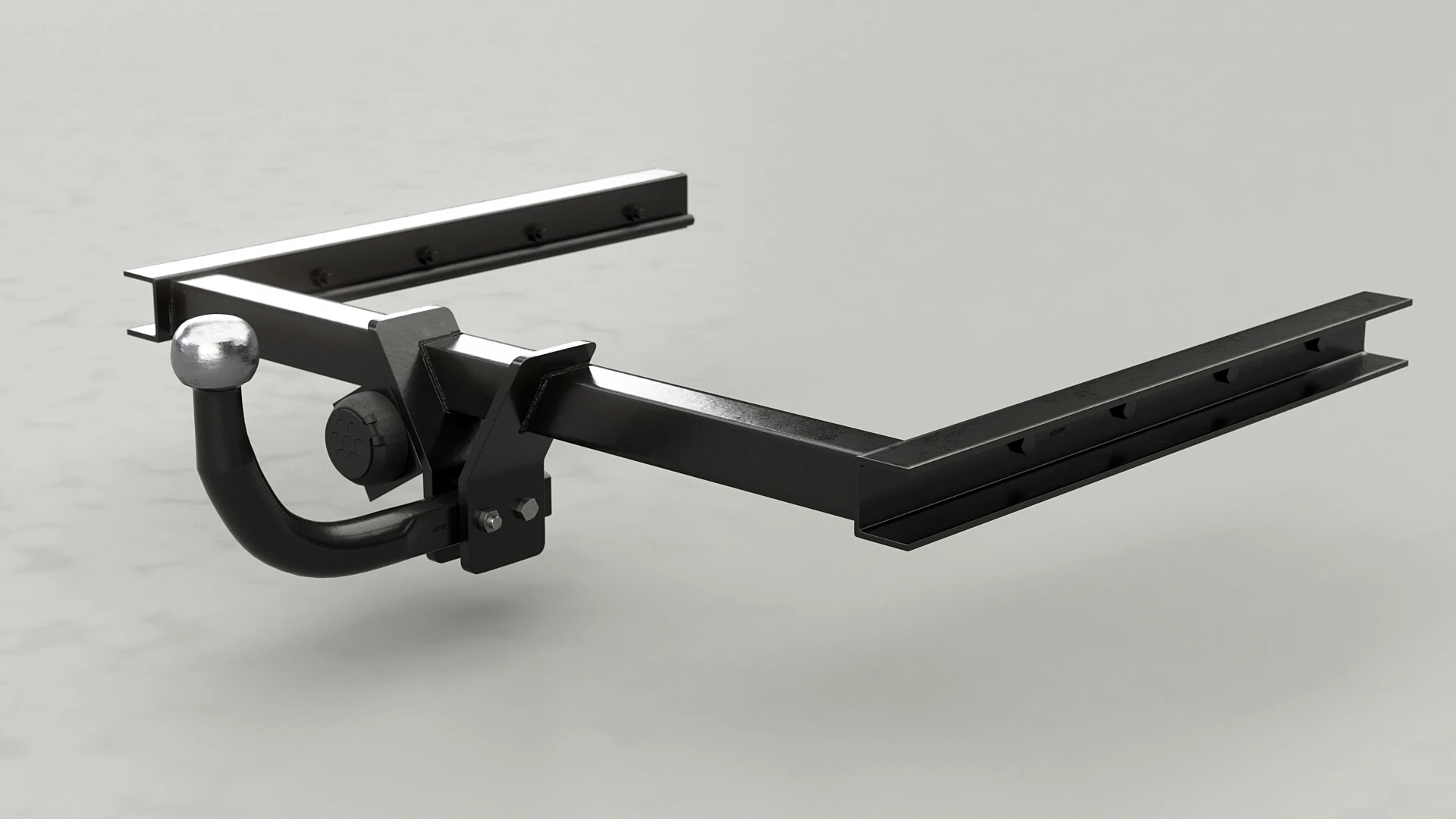 Tow Hitch 3D Model .c4d .max .obj .3ds .fbx .stl .blend