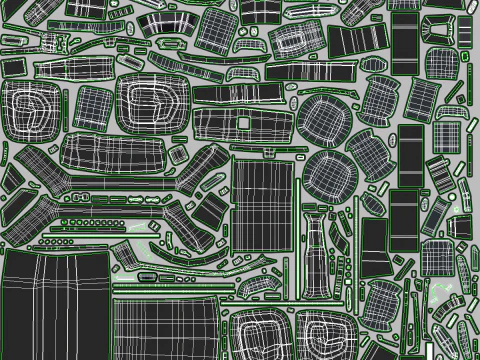 VW Amarok II e rimorchio per auto da giardino Modello 3D