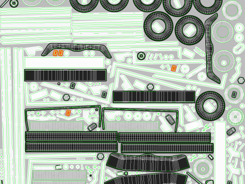 Cargo Trailer PBR 3D Model