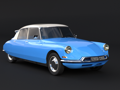 Citroen DS 19 3D Model