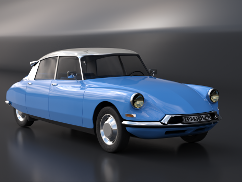 सिट्रोएन डीएस 19 3D मॉडल