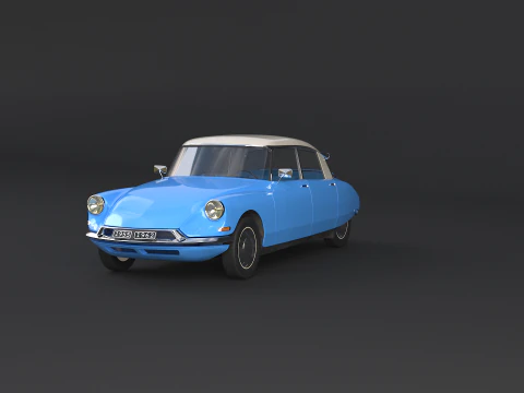 Citro&euml;n DS19 Modello 3D