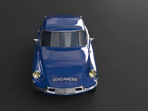 Citroen DS Gendamerie Nationale 3D Model