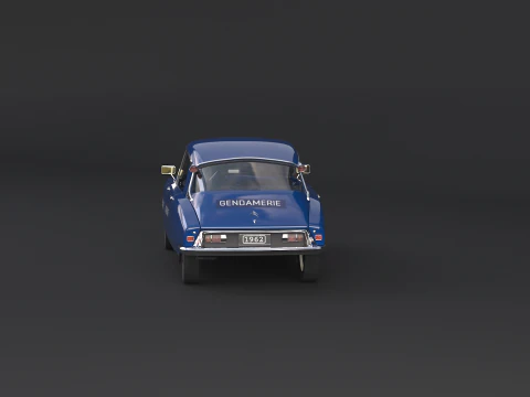 Citroen DS Gendamerie Nationale 3D Model
