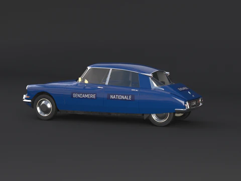 Citroen DS Gendamerie Nationale 3D Model